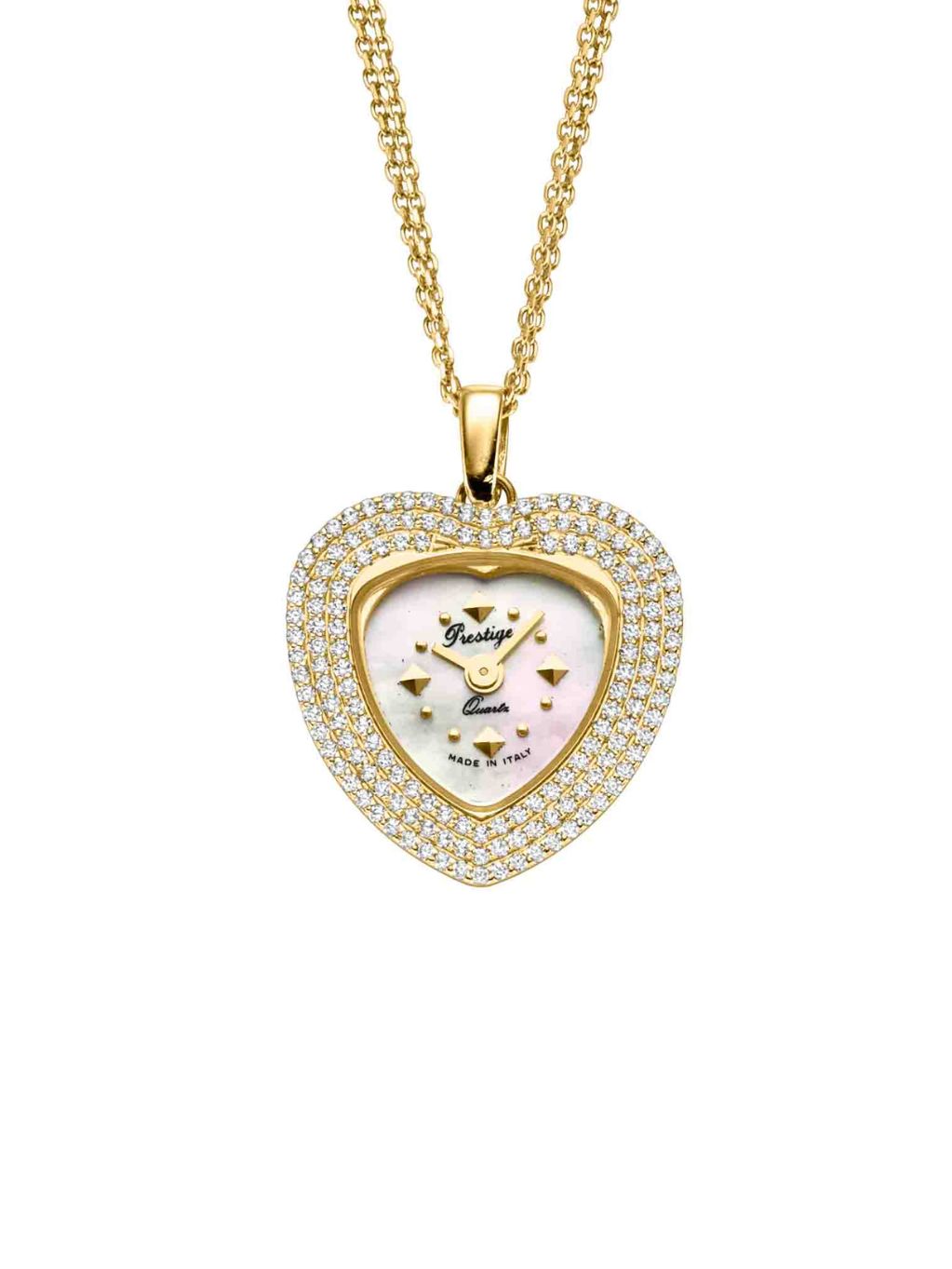 Produktbild von Herzanhänger mit integrierter Uhr Verona