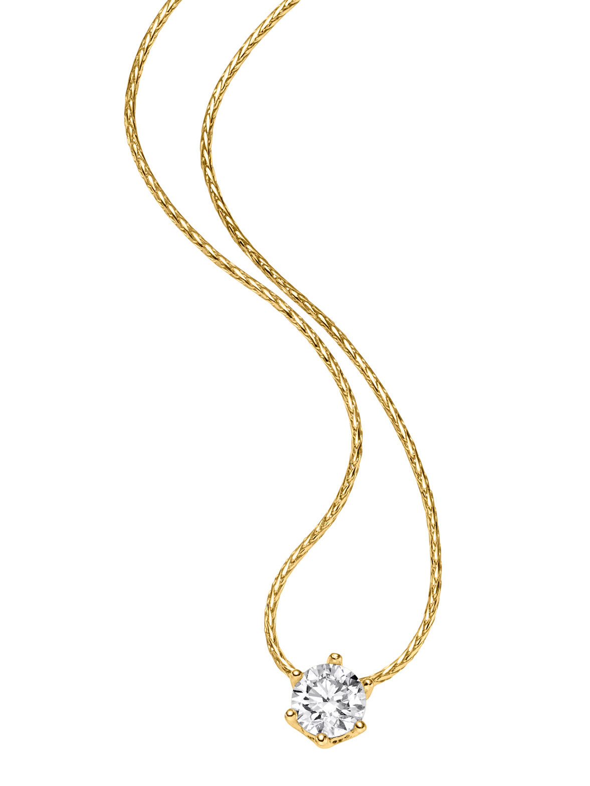 Produktbild von Solitär-Anhänger mit Kette Kara