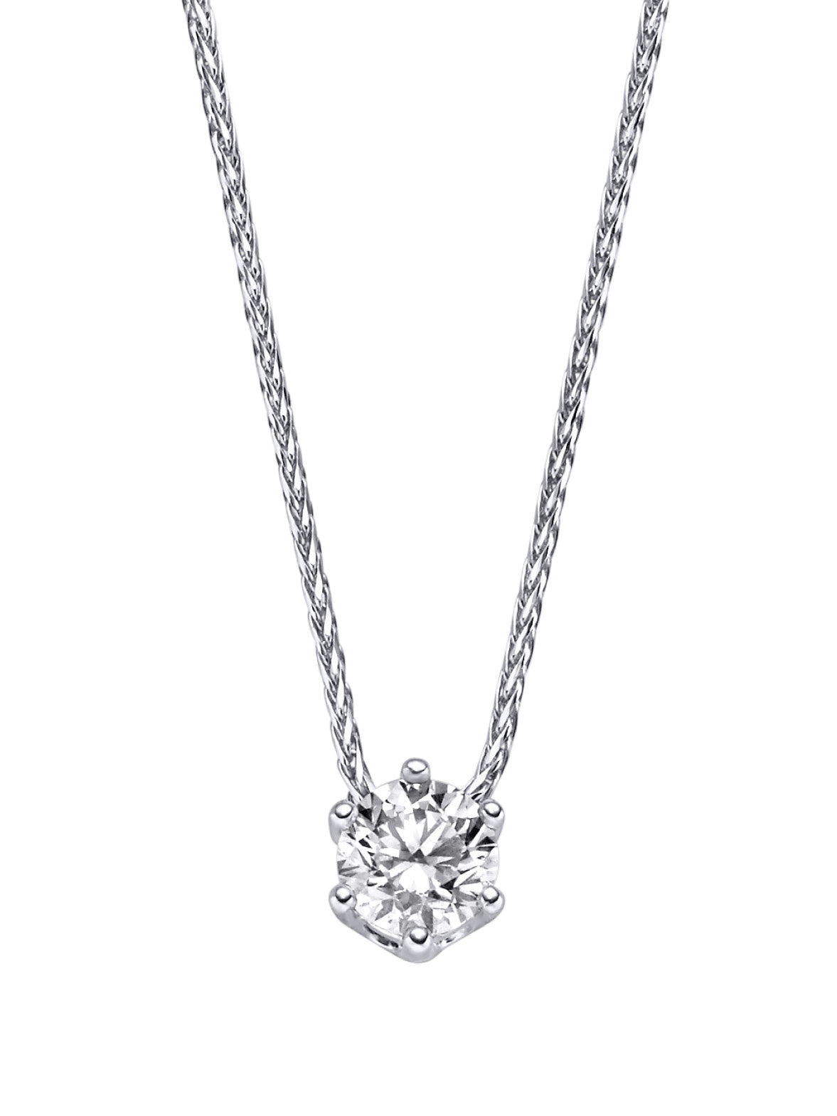 Produktbild von Solitär-Anhänger mit Kette Kara