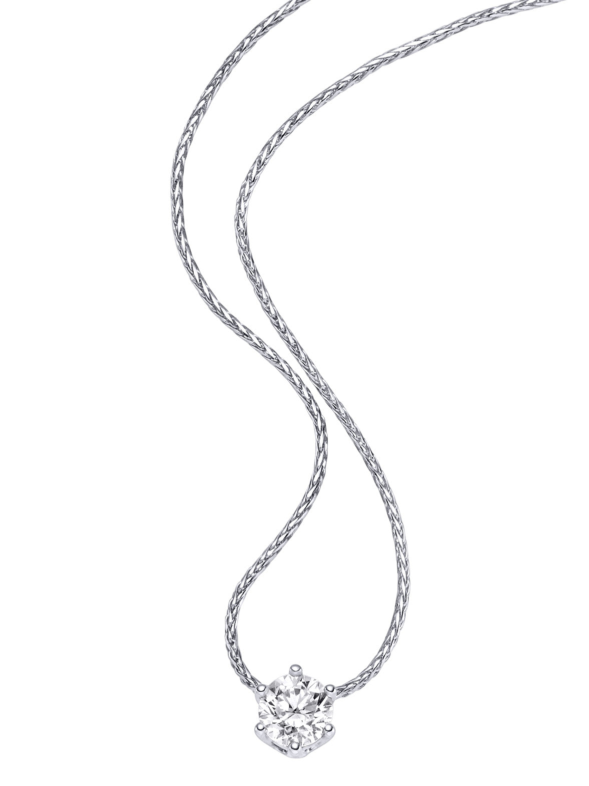 Produktbild von Solitär-Anhänger mit Kette Kara