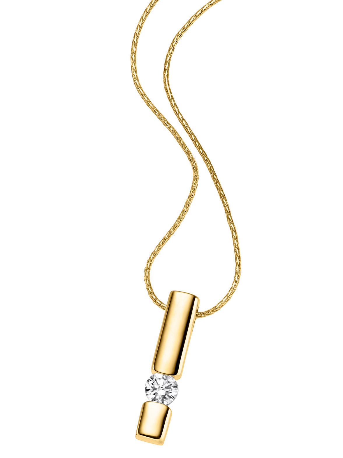 Produktbild von Solitär-Anhänger mit Kette Odalys