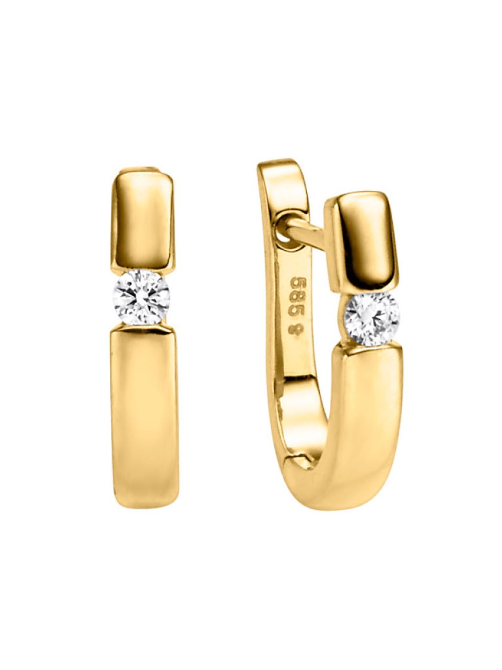 Produktbild von Solitär-Creolen Odalys