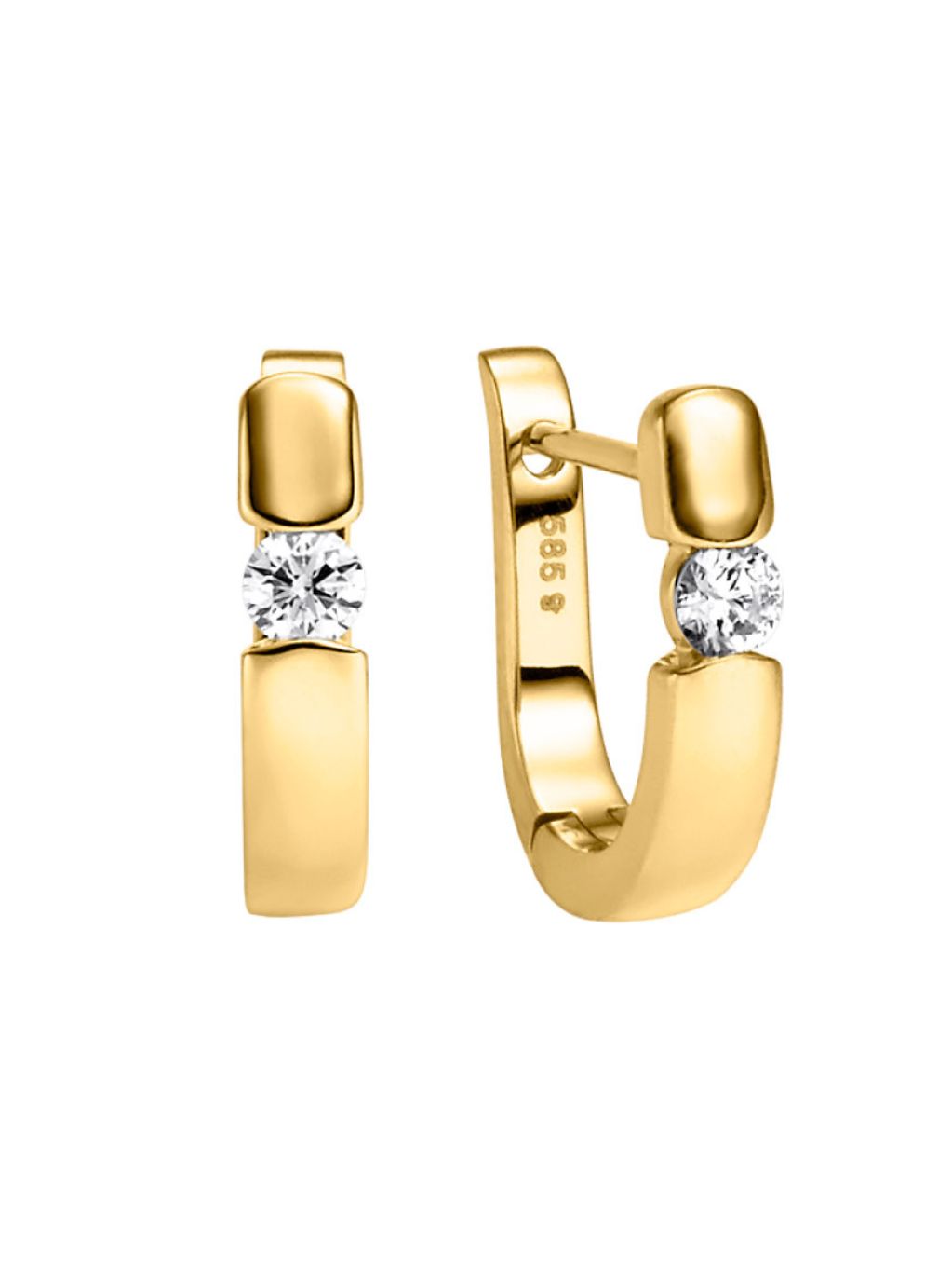 Produktbild von Solitär-Creolen Odalys