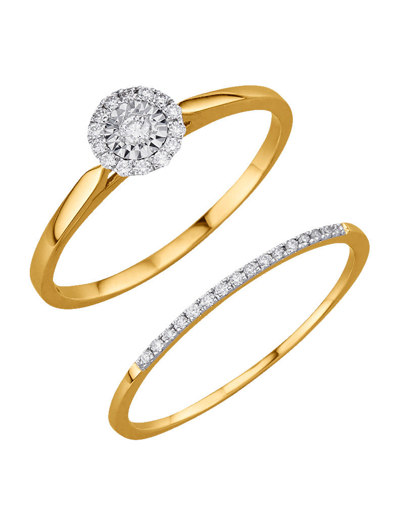 Produktbild von 2tlg. Damenring-Set Courtney