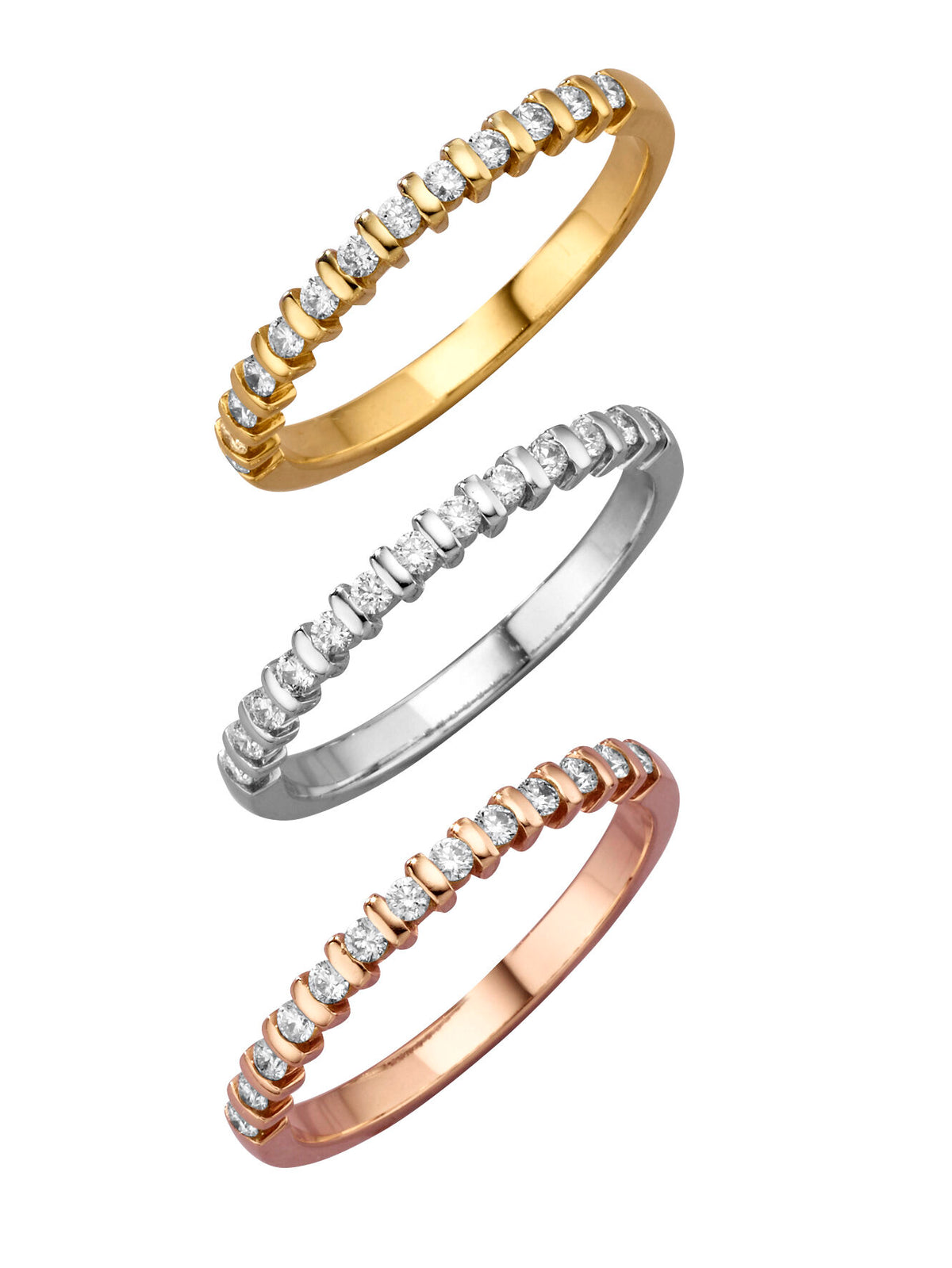 Produktbild von 3tlg. Damenring-Set