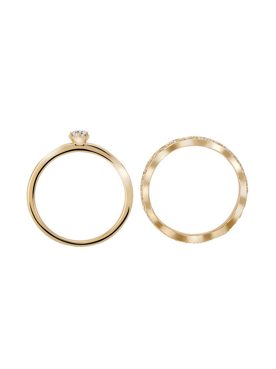 Produktbild von 2tlg. Damenring-Set Idalia