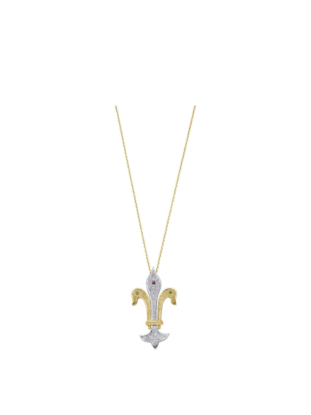 Produktbild von Anhänger mit Kette Fleur de Lys