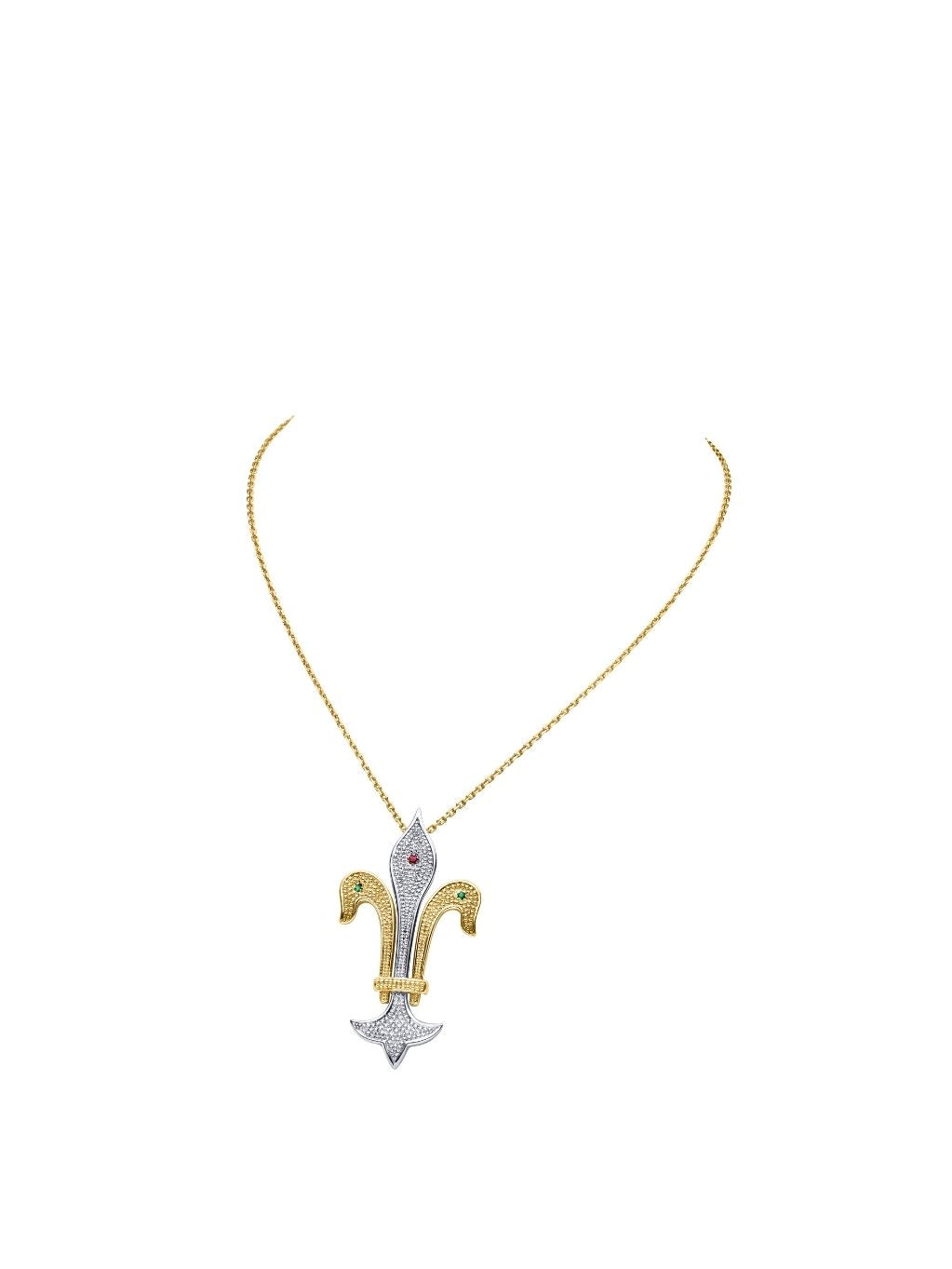 Produktbild von Anhänger mit Kette Fleur de Lys