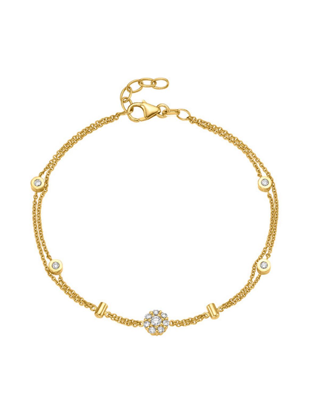 Produktbild von 2rhg. Armband Delara