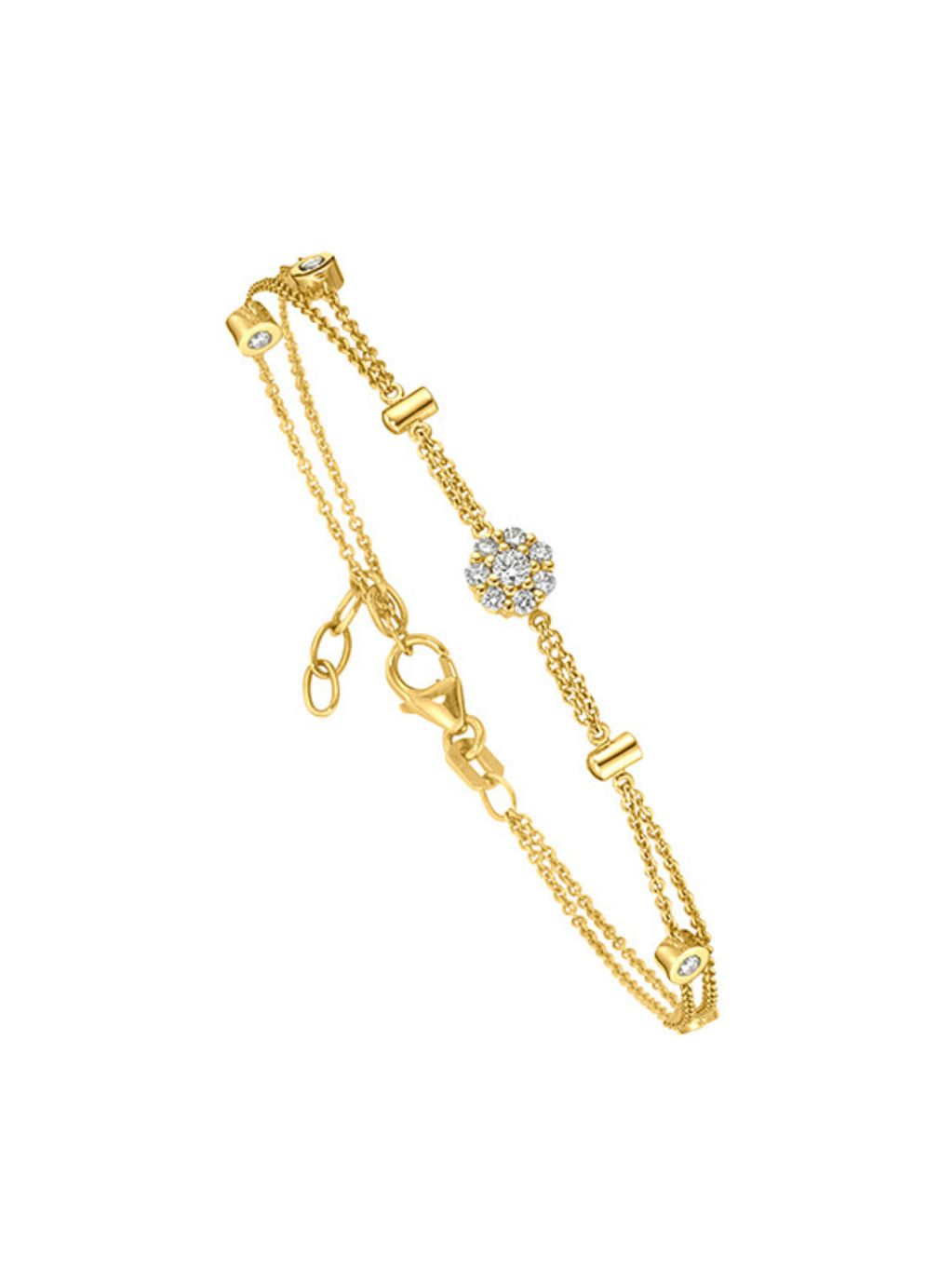 Produktbild von 2rhg. Armband Delara