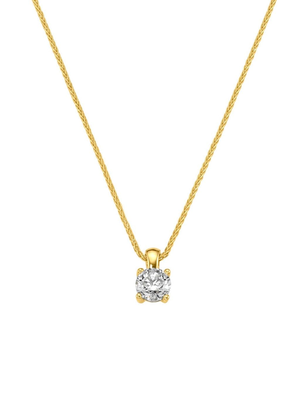 Produktbild von Solitär-Anhänger mit Kette Lilou