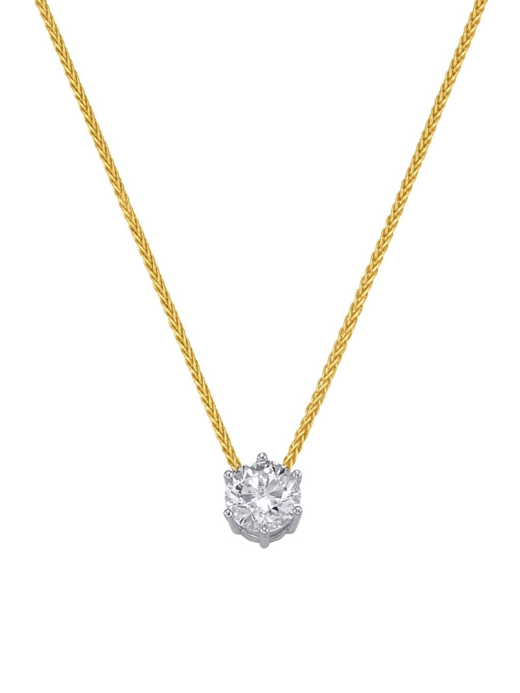 Produktbild von Solitär-Anhänger mit Kette Inaya