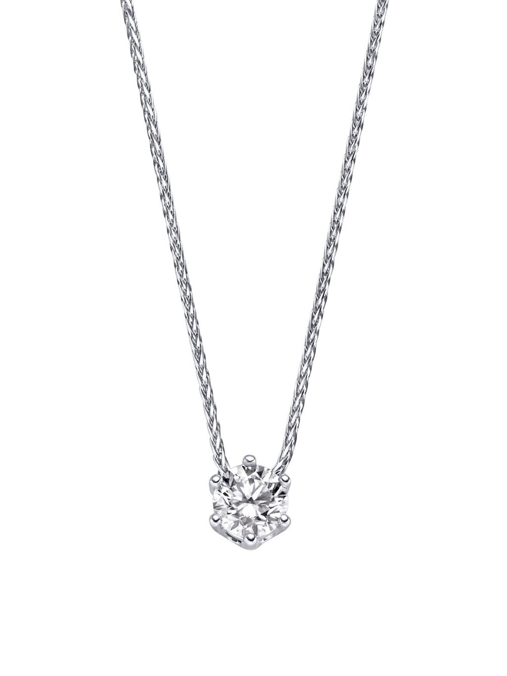 Produktbild von Solitär-Anhänger mit Kette Kara