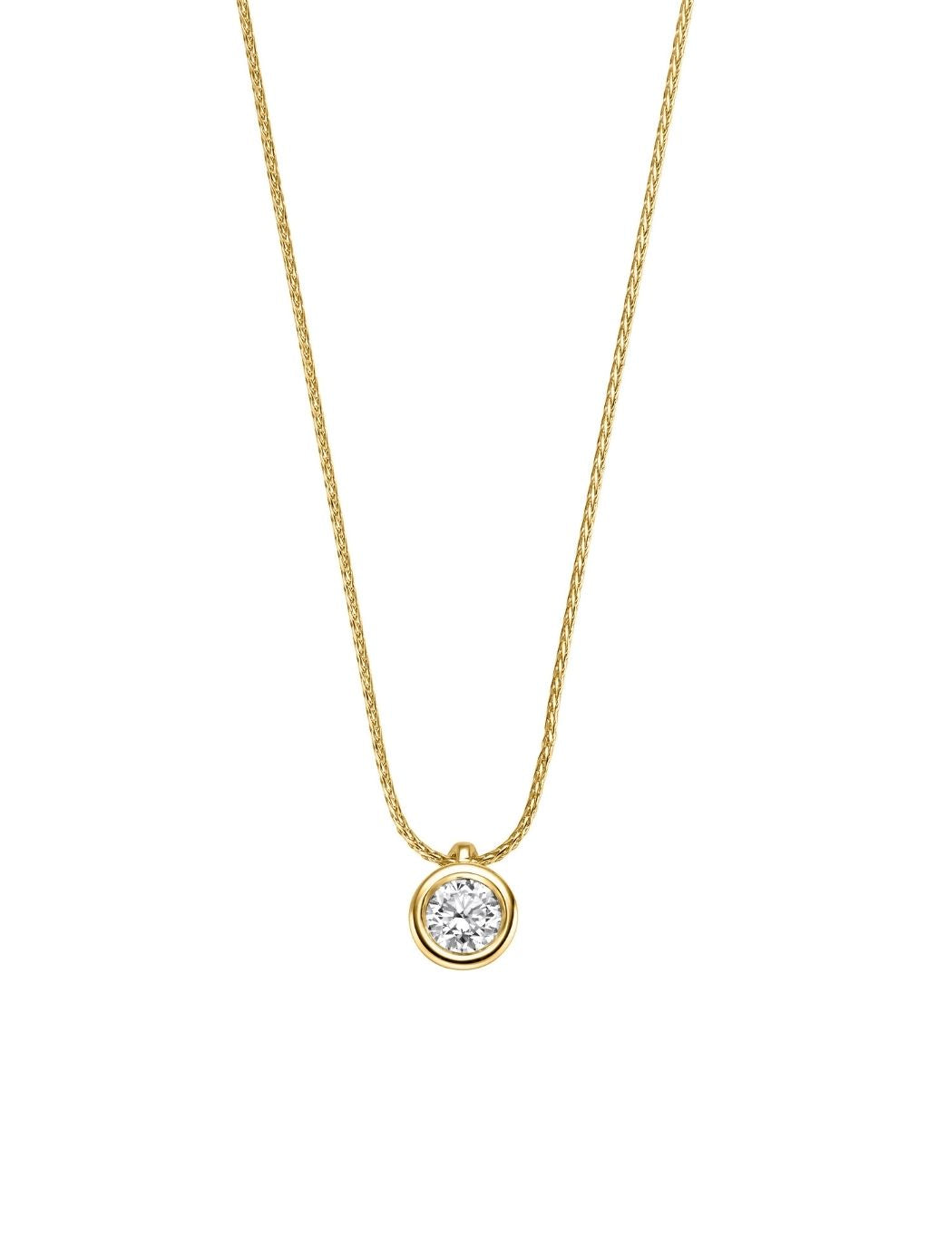 Produktbild von Solitär-Anhänger mit Kette Belle