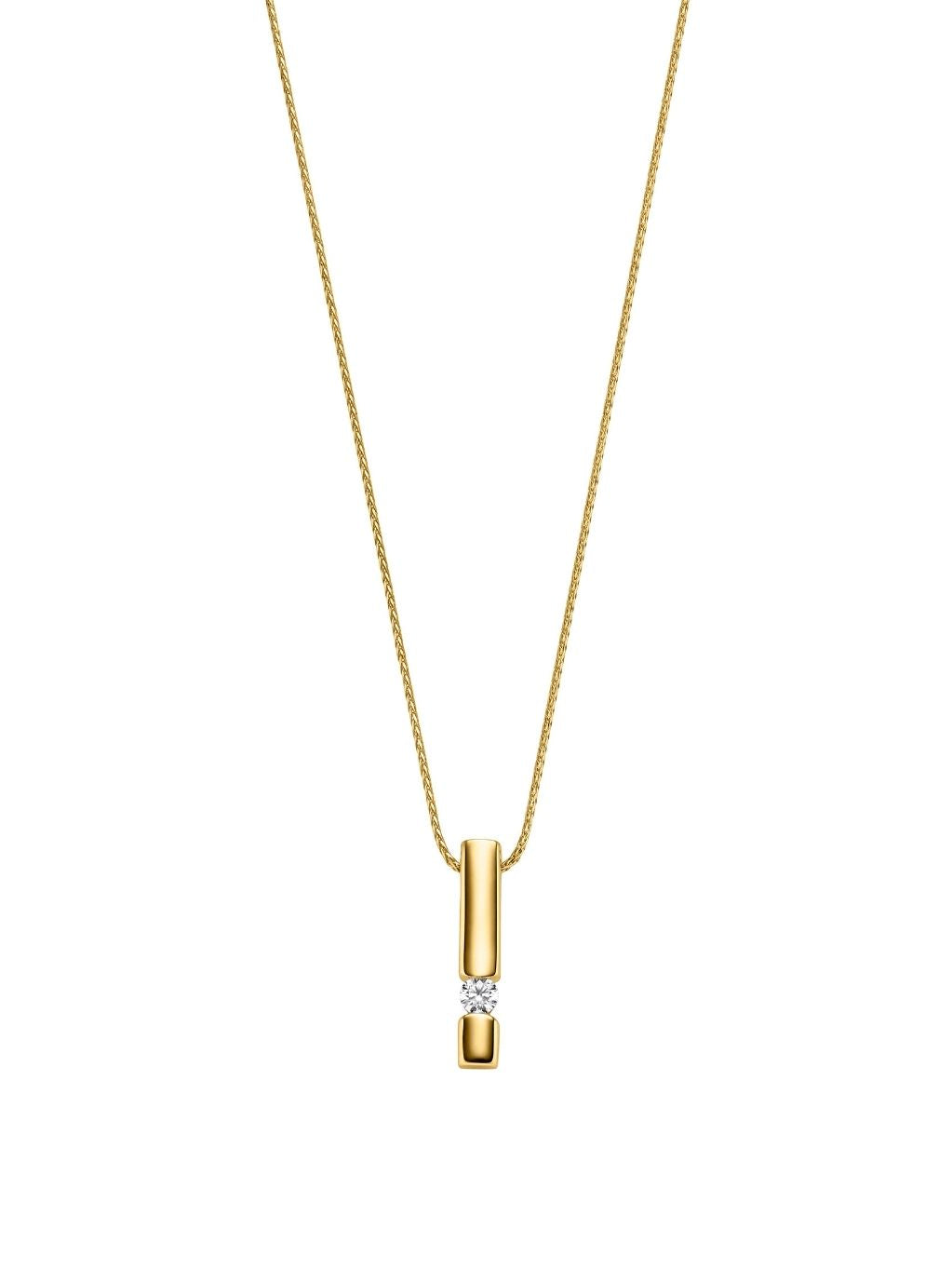 Produktbild von Solitär-Anhänger mit Kette Odalys