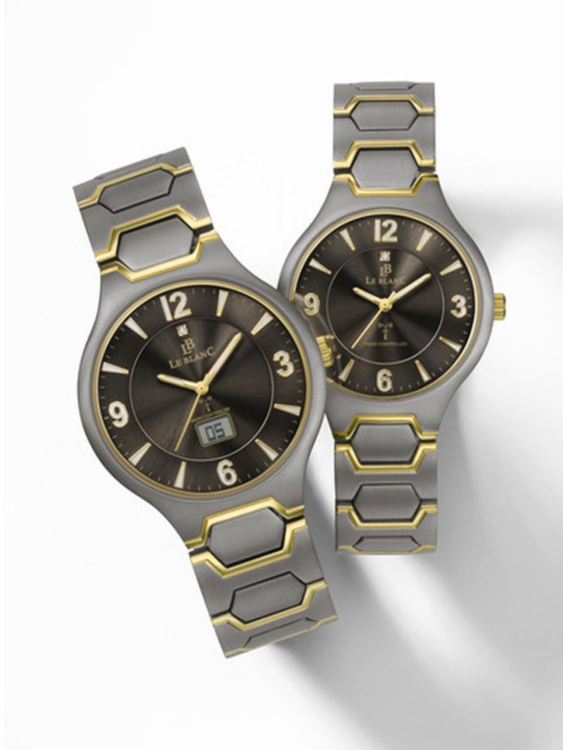 Produktbild von 2tlg. Uhren-Set - Herrenuhr Romeo + Damenuhr Julia